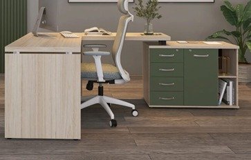 Mesa Pé Balcão com armário lateral