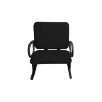 Plus Size Presidente com Braço Orelha e Base Longarina