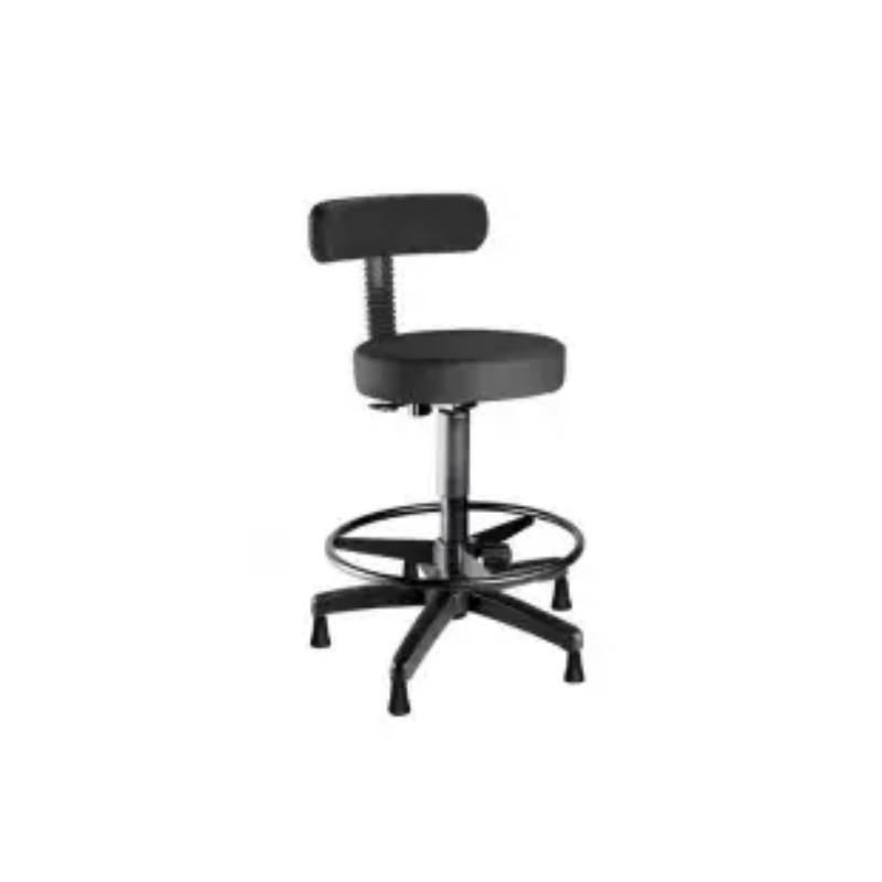 Cadeira Mocho com Encosto e Base Giratória Caixa