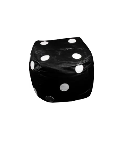 Puff dado Preenchido com flocos de isopor